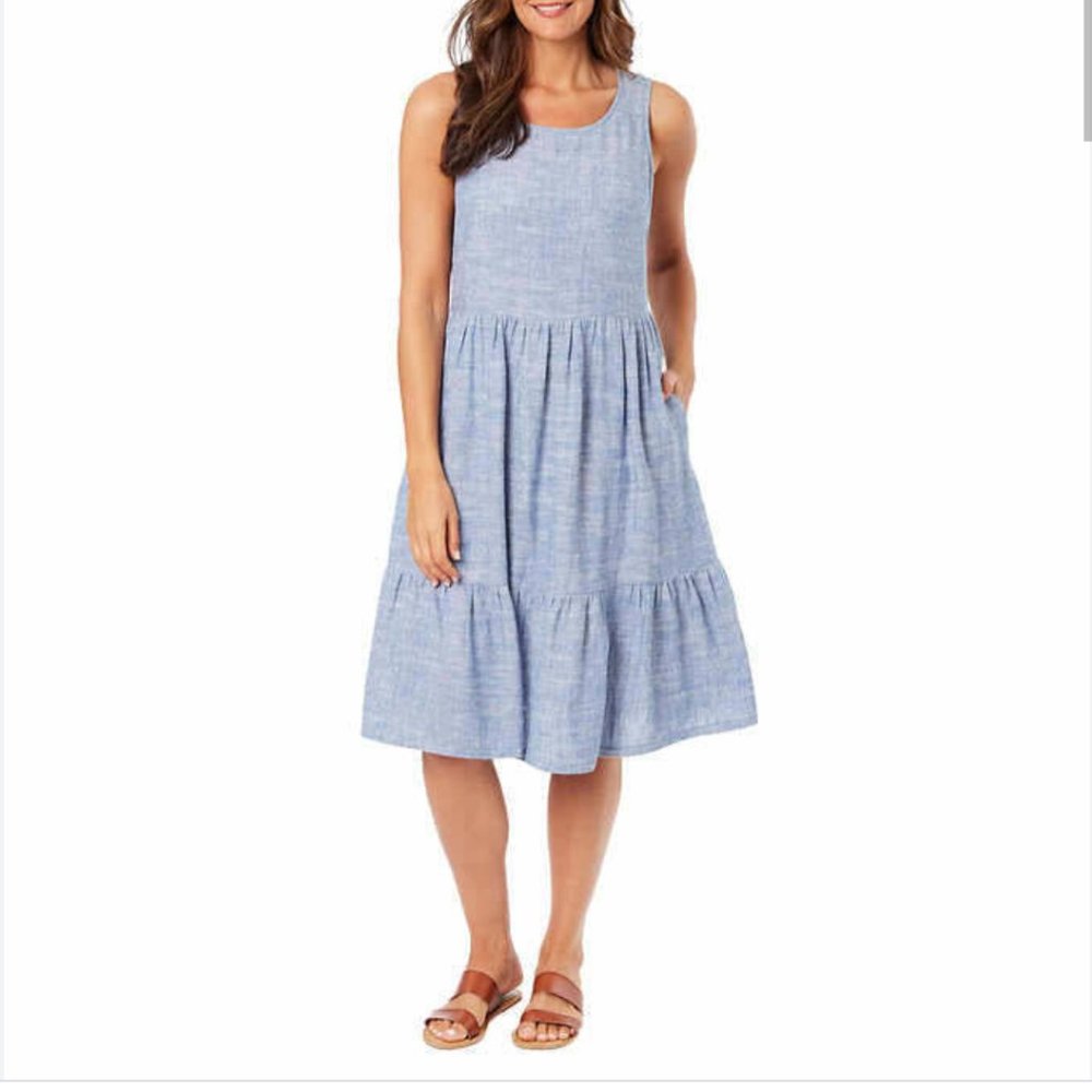 NWT Briggs Tiered Dress